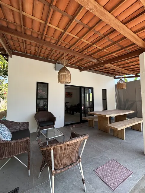 Chalé 3 Quartos na Barra Beach House, Fortim — varanda gourmet, foto 8