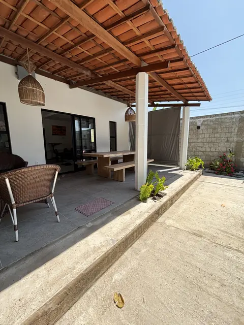Chalé 3 Quartos na Barra Beach House, Fortim — varanda gourmet, foto 11